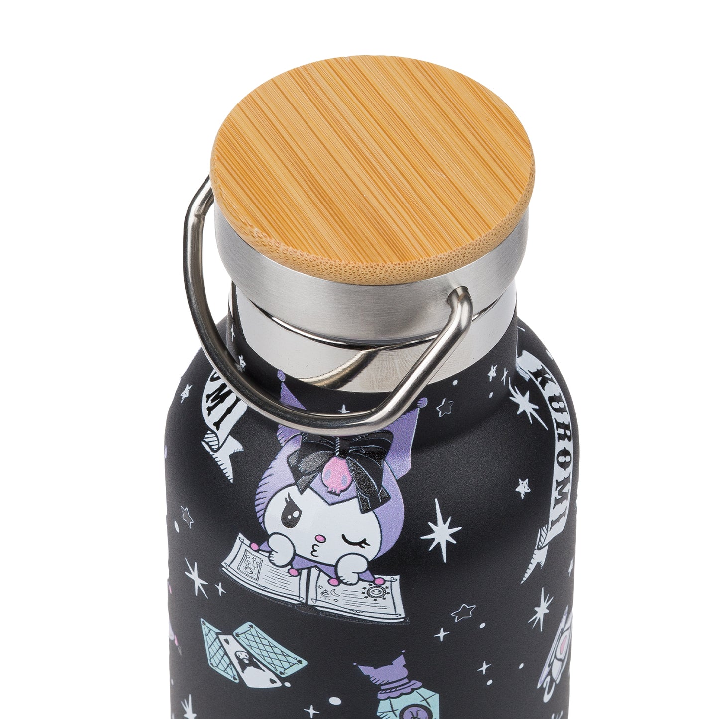 Thermoflasche mit Bambusdeckel Kuromi Fortune Dream, 500 ml