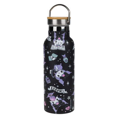Thermoflasche mit Bambusdeckel Kuromi Fortune Dream, 500 ml