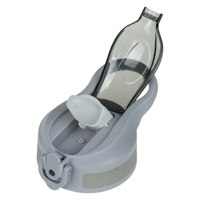 Ersatzdeckel für BAAGL Trinkflasche mit Strohhalm, schwarz