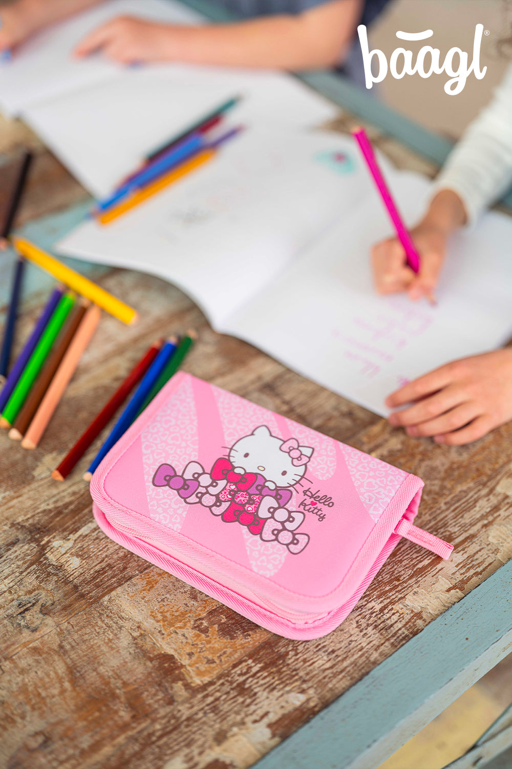 Federmäppchen 1-Fach Hello Kitty Sweet Leopard