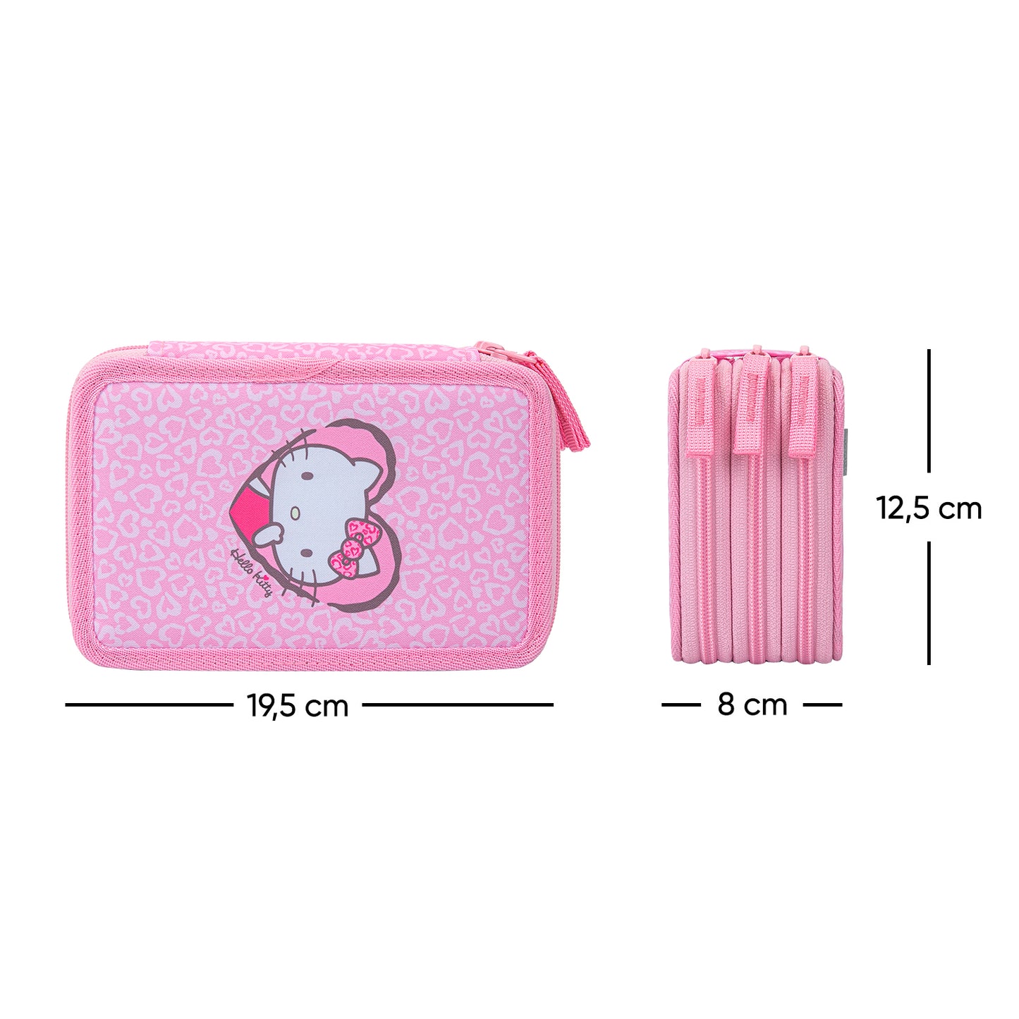 Federmäppchen Dreifach Hello Kitty Sweet Leopard