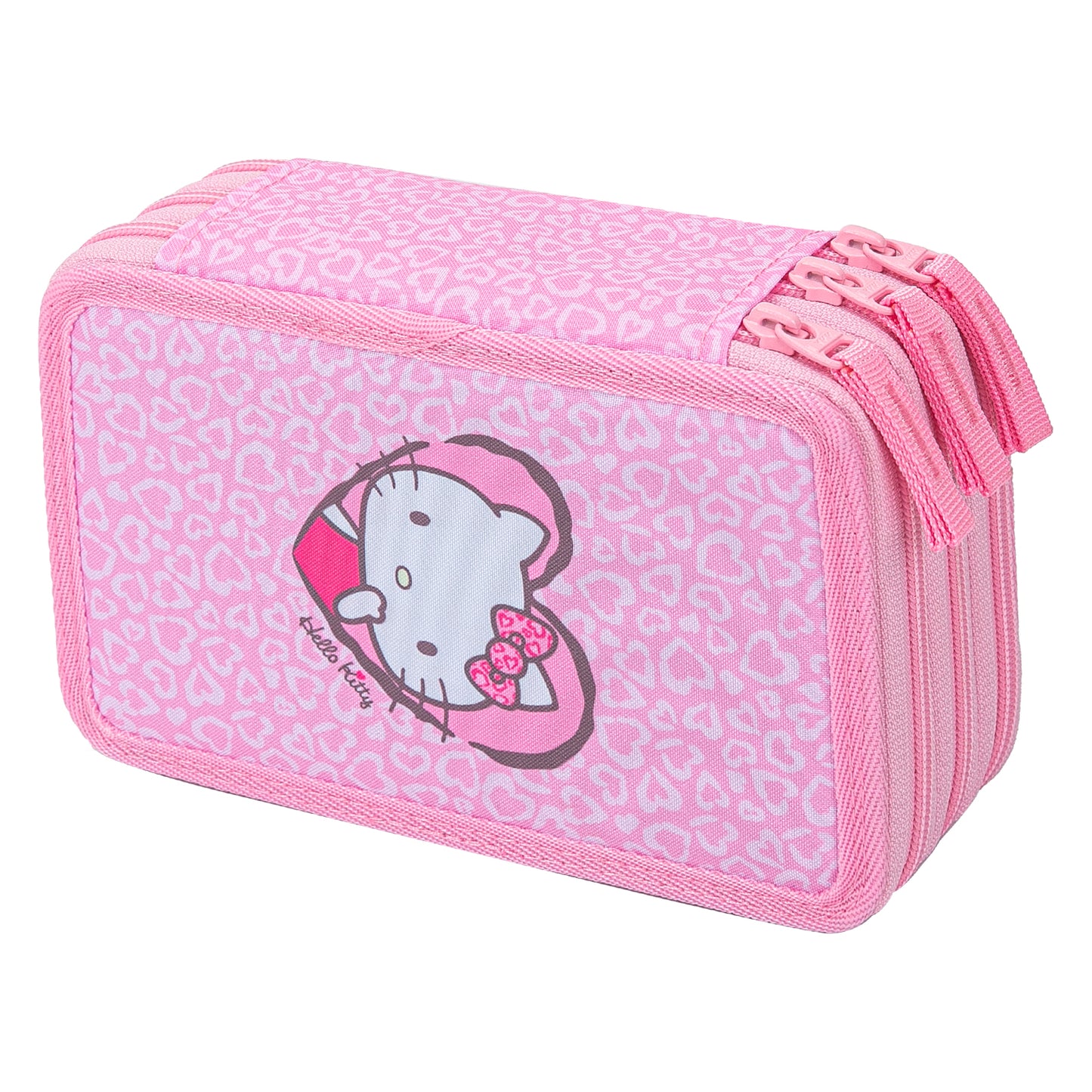Federmäppchen Dreifach Hello Kitty Sweet Leopard