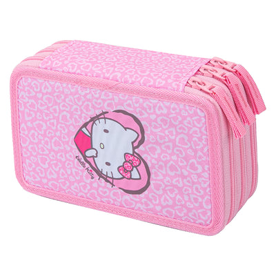Federmäppchen Dreifach Hello Kitty Sweet Leopard
