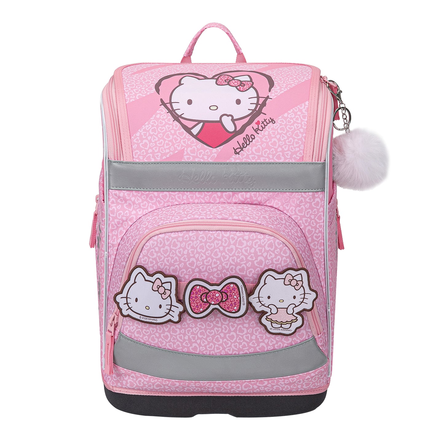 Zippy Plus Hello Kitty Sweet Leopard Schulranzen-Set 3tlg: Schulranzen, Federmäppchen, Turnbeutel