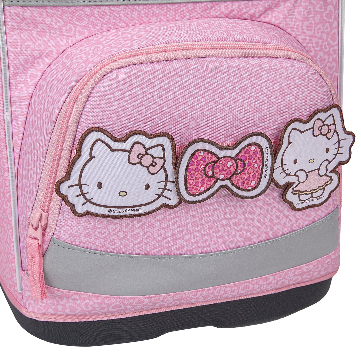 Zippy Plus Hello Kitty Sweet Leopard Schulranzen-Set 3tlg: Schulranzen, Federmäppchen, Turnbeutel