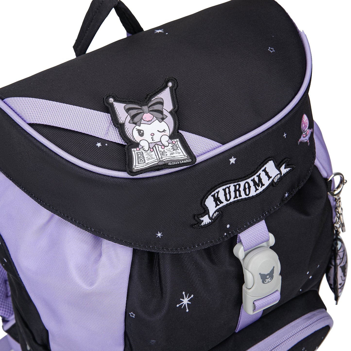 Airy Kuromi Fortune Dream Schulrucksack-Set 3tlg: Schulrucksack, Federmäppchen, Turnbeutel