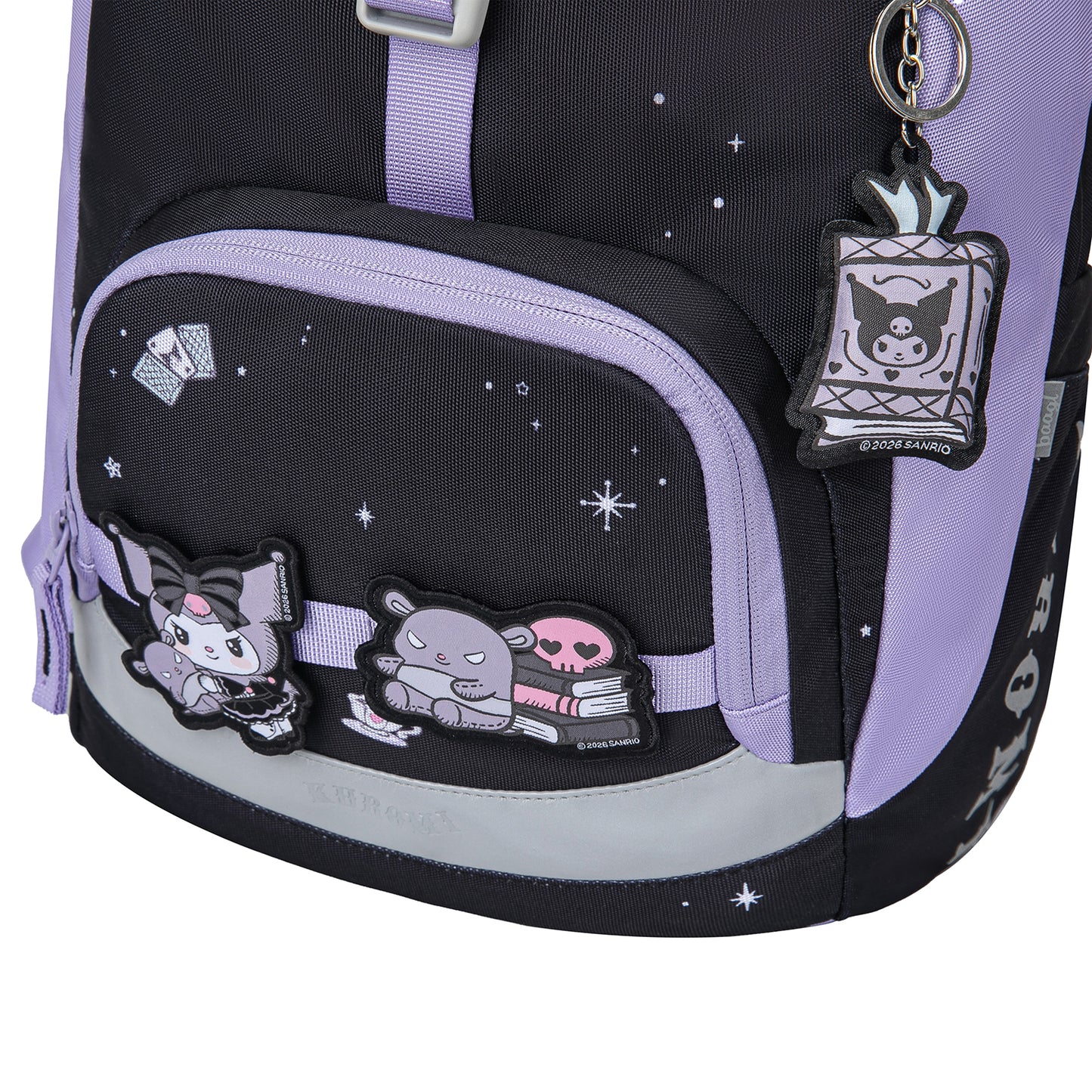 Airy Kuromi Fortune Dream Schulrucksack-Set 3tlg: Schulrucksack, Federmäppchen, Turnbeutel