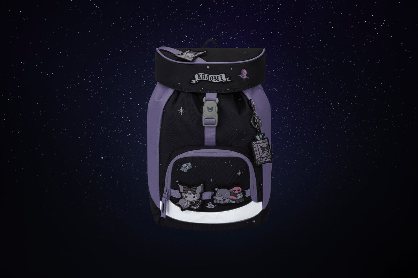 Airy Kuromi Fortune Dream Schulrucksack-Set 3tlg: Schulrucksack, Federmäppchen, Turnbeutel