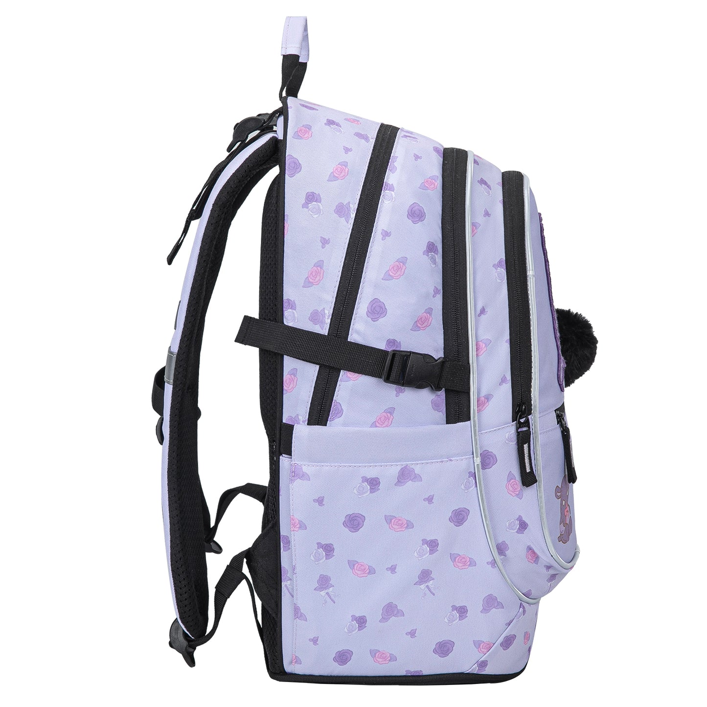 Core Kuromi Sweet One Schulrucksack-Set 5tlg.: Schulrucksack, Federmäppchen, Turnbeutel, Bauchtasche, Laptophülle
