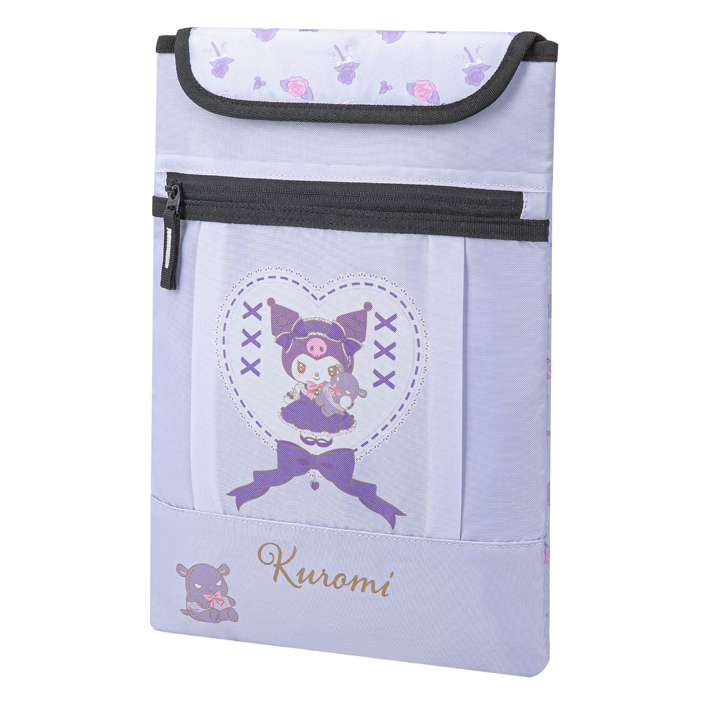 Core Kuromi Sweet One Schulrucksack-Set 5tlg.: Schulrucksack, Federmäppchen, Turnbeutel, Bauchtasche, Laptophülle
