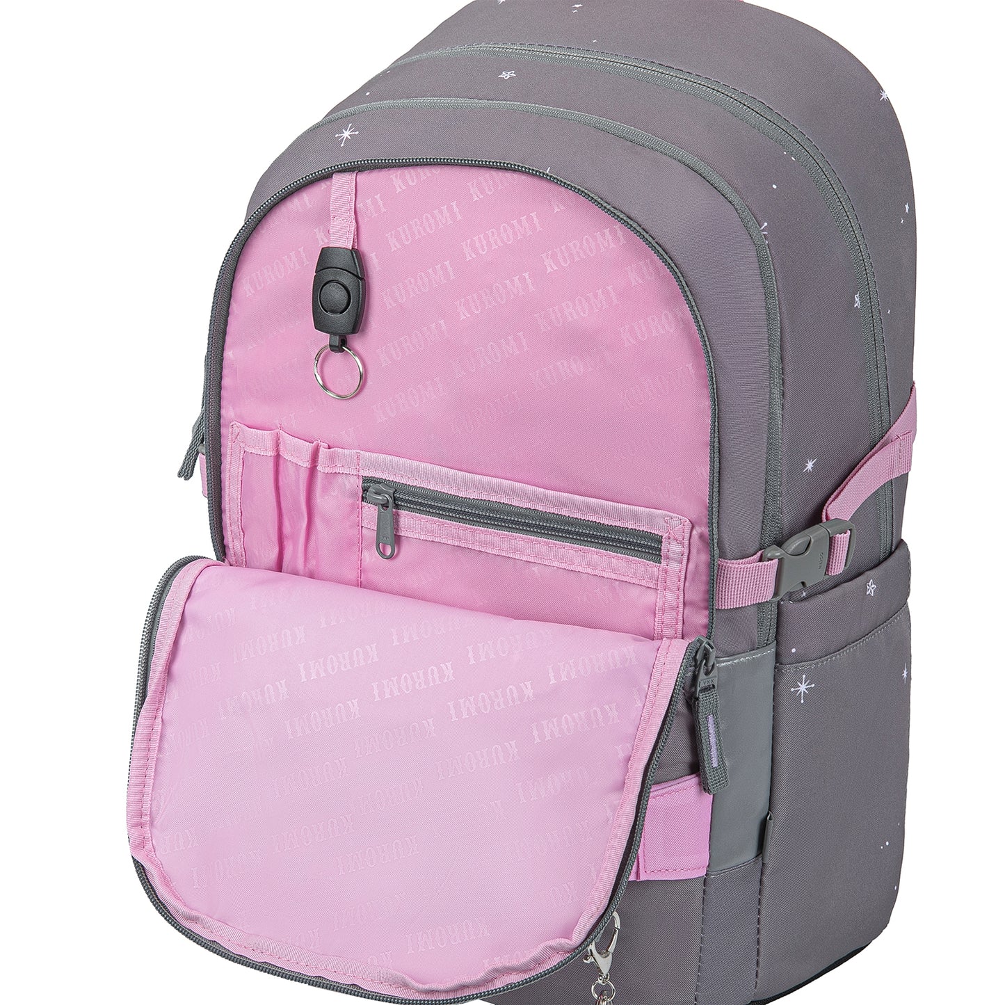 Skate Kuromi Grey Schulrucksack-Set 3tlg.: Schulrucksack, Federmäppchen, Sporttasche