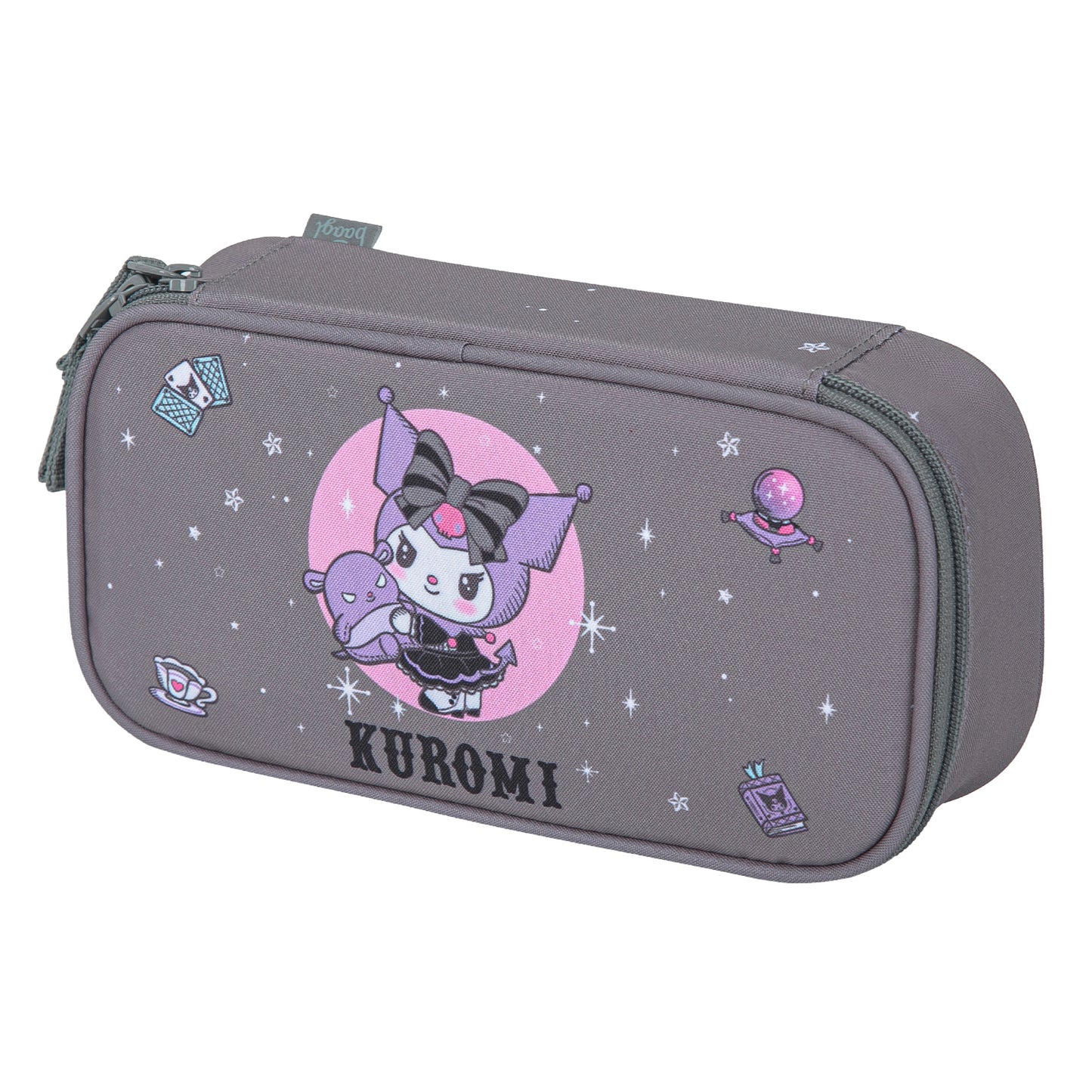 Skate Kuromi Grey Schulrucksack-Set 3tlg.: Schulrucksack, Federmäppchen, Sporttasche