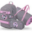Skate Kuromi Grey Schulrucksack-Set 3tlg.: Schulrucksack, Federmäppchen, Sporttasche