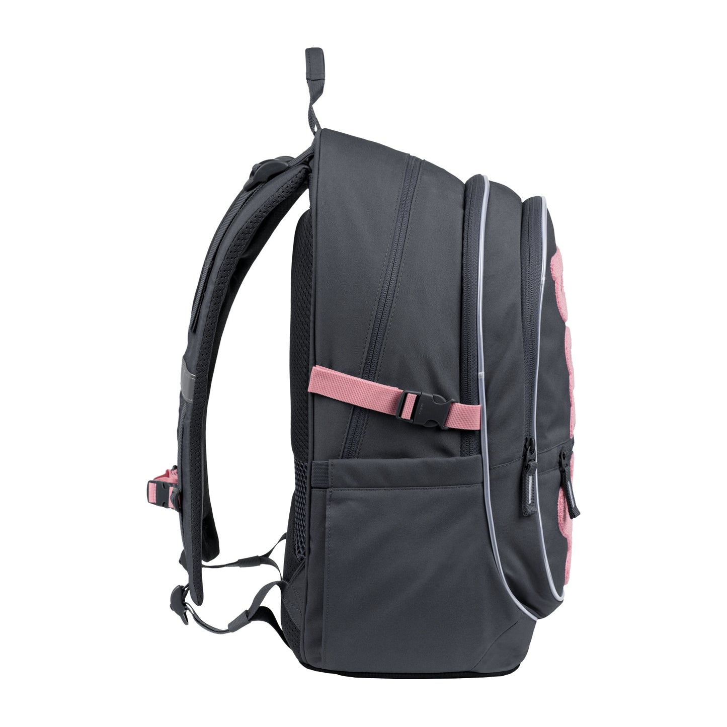 Core Logo Pink Schulrucksack-Set 5tlg.: Schulrucksack, Federmäppchen, Turnbeutel, Bauchtasche, Laptophülle