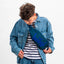 Bauchtasche Snap Logo Blau