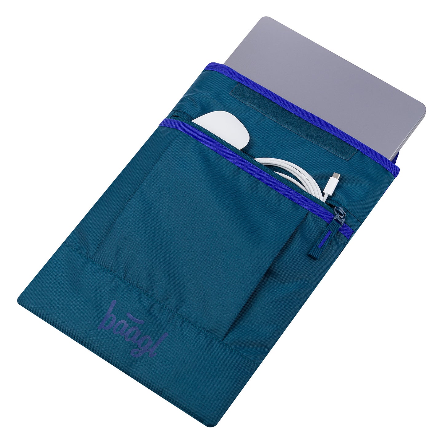 Laptop-Hülle Logo Blau