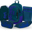 Core Logo Blau Schulrucksack-Set 5tlg.: Schulrucksack, Federmäppchen, Turnbeutel, Bauchtasche, Laptophülle