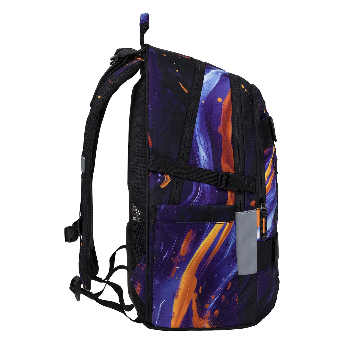 Skate Vibe Schulrucksack-Set 5tlg.: Schulrucksack, Federmäppchen, Sporttasche, Bauchtasche, Laptophülle