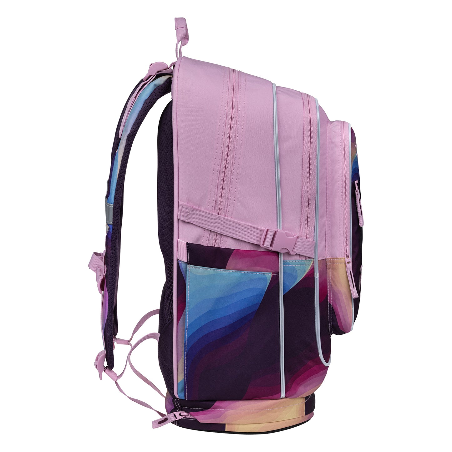 Cubic Lyra Schulrucksack-Set 5tlg.: Schulrucksack, Federmäppchen, Turnbeutel, Bauchtasche, Laptophülle