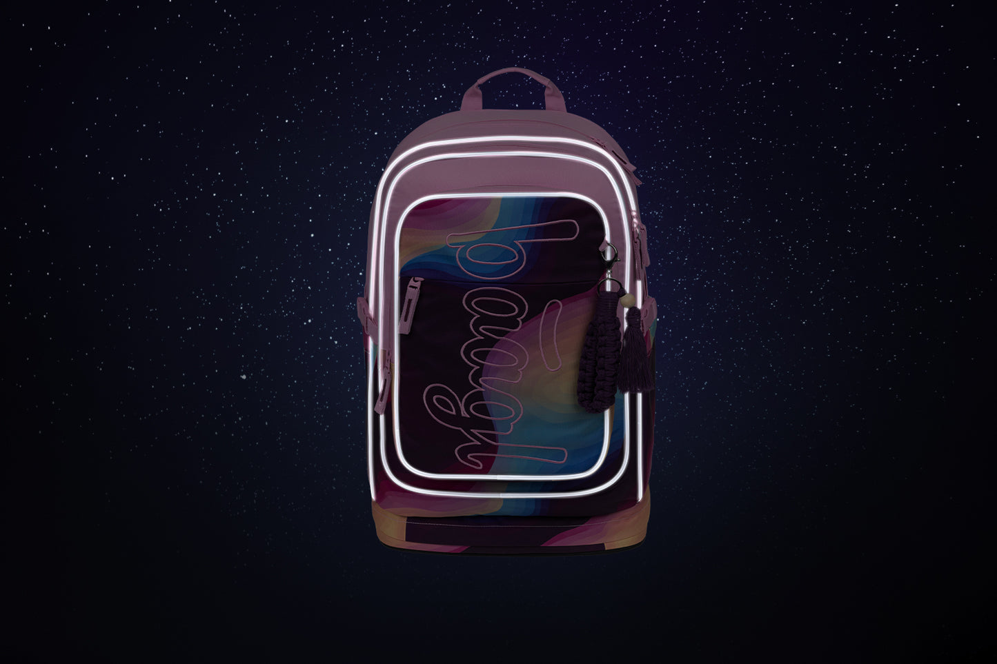 Cubic Lyra Schulrucksack-Set 5tlg.: Schulrucksack, Federmäppchen, Turnbeutel, Bauchtasche, Laptophülle