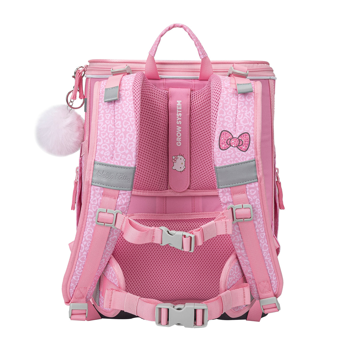 Zippy Plus Hello Kitty Sweet Leopard Schulranzen-Set 5tlg.: Schulranzen, Federmäppchen, Turnbeutel, Schürze, Brustbeutel