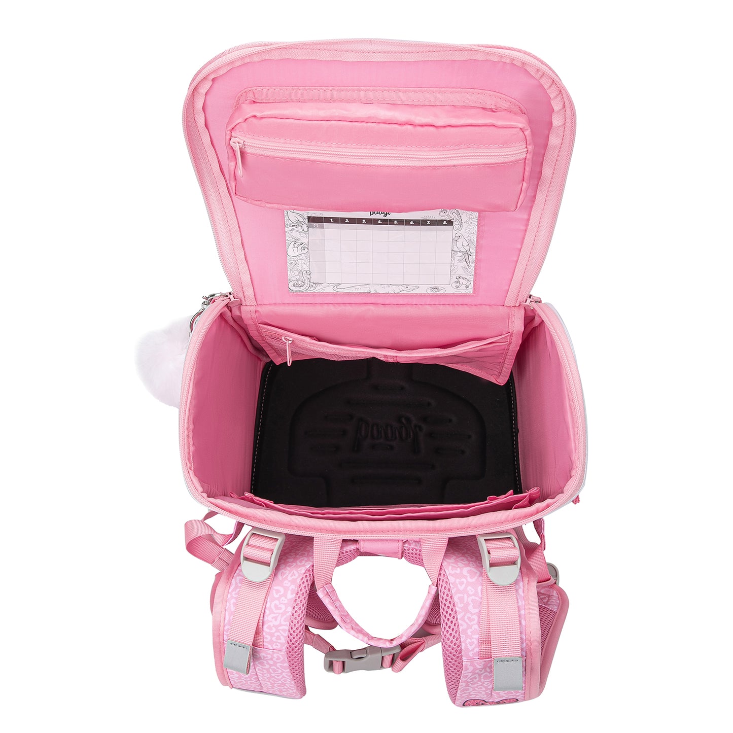 Zippy Plus Hello Kitty Sweet Leopard Schulranzen-Set 5tlg.: Schulranzen, Federmäppchen, Turnbeutel, Schürze, Brustbeutel