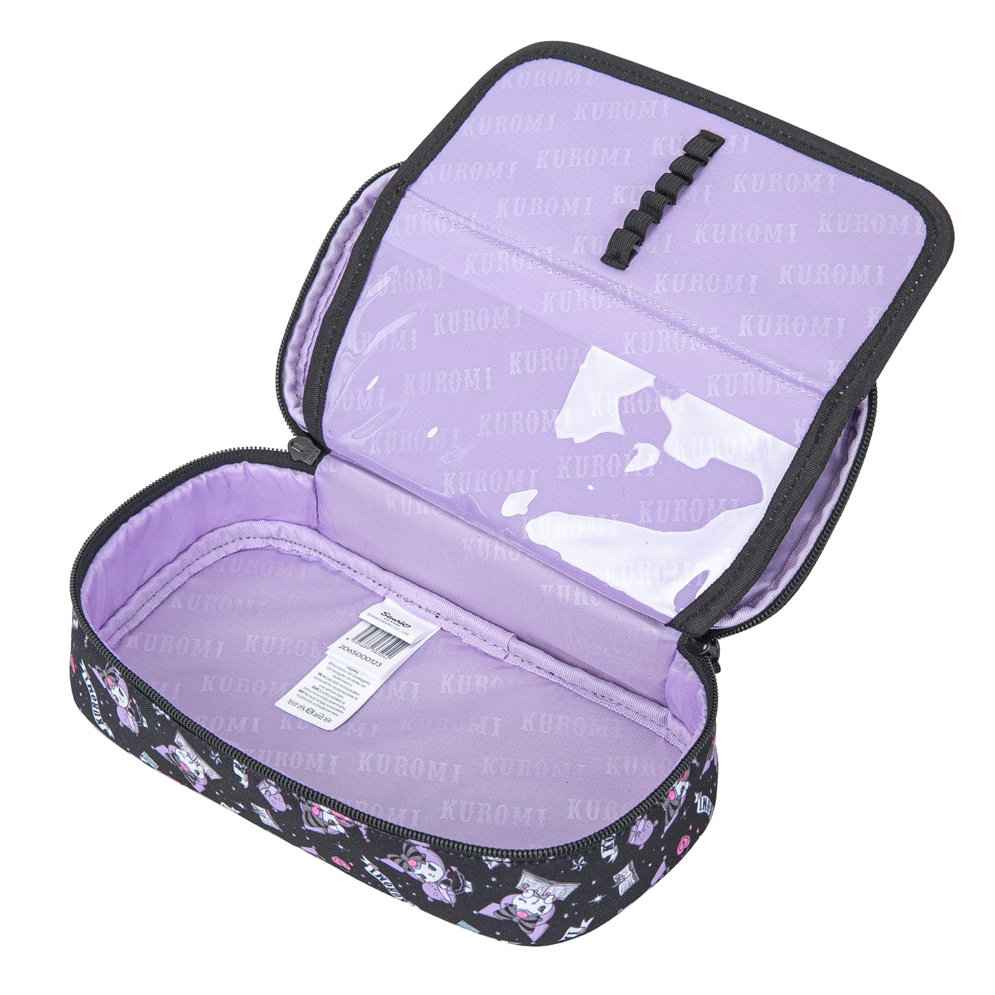 Skate Kuromi Black Schulrucksack-Set 5tlg.: Schulrucksack, Federmäppchen, Turnbeutel, Bauchtasche, Laptophülle