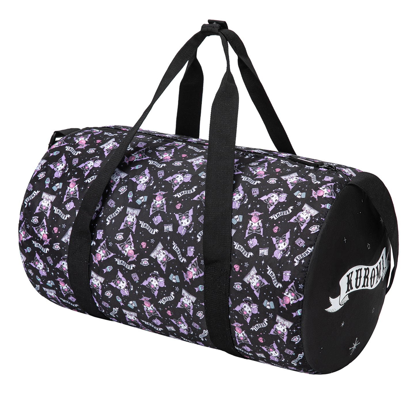 Skate Kuromi Black Schulrucksack-Set 5tlg.: Schulrucksack, Federmäppchen, Turnbeutel, Bauchtasche, Laptophülle