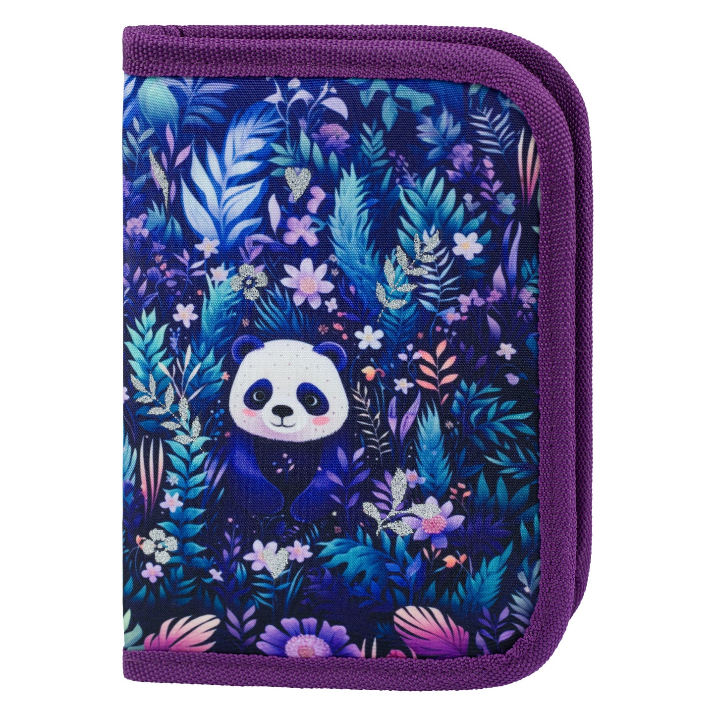 Ergo Jungle Panda Schulranzen-Set 5tlg.: Schulranzen, Federmäppchen, Turnbeutel, Schürze, Brustbeutel