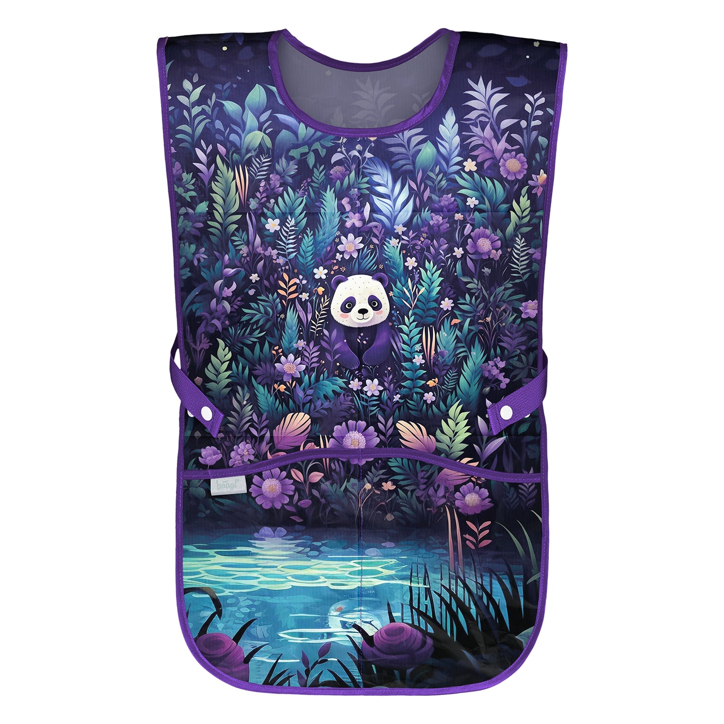 Ergo Jungle Panda Schulranzen-Set 5tlg.: Schulranzen, Federmäppchen, Turnbeutel, Schürze, Brustbeutel