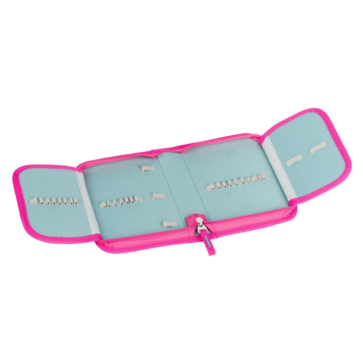 Ergo Flamingos Schulranzen-Set 5tlg.: Schulranzen, Federmäppchen, Turnbeutel, Schürze, Brustbeutel