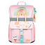 Zippy Regenbogen Pink Schulranzen-Set 5tlg.: Schulranzen, Federmäppchen, Turnbeutel, Schürze, Brustbeutel