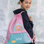 Zippy Regenbogen Pink Schulranzen-Set 5tlg.: Schulranzen, Federmäppchen, Turnbeutel, Schürze, Brustbeutel