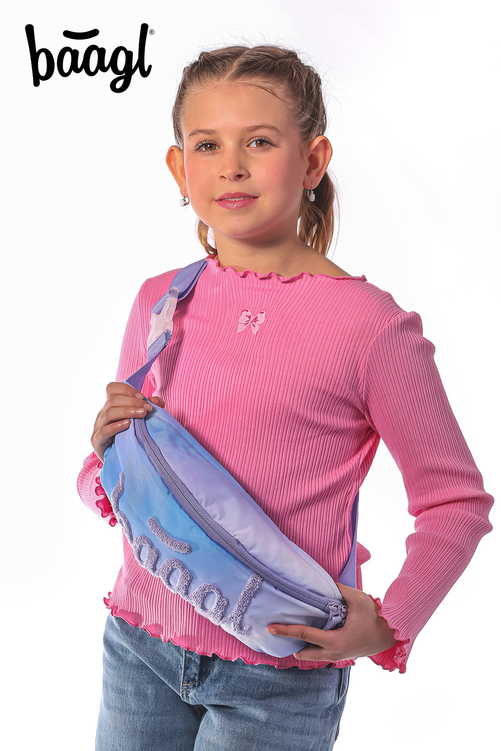Core Sky Schulrucksack-Set 5tlg.: Schulrucksack, Federmäppchen, Turnbeutel, Bauchtasche, Laptophülle