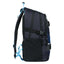 Skate Bluelight Schulrucksack-Set 5tlg.: Schulrucksack, Federmäppchen, Turnbeutel, Bauchtasche, Laptophülle