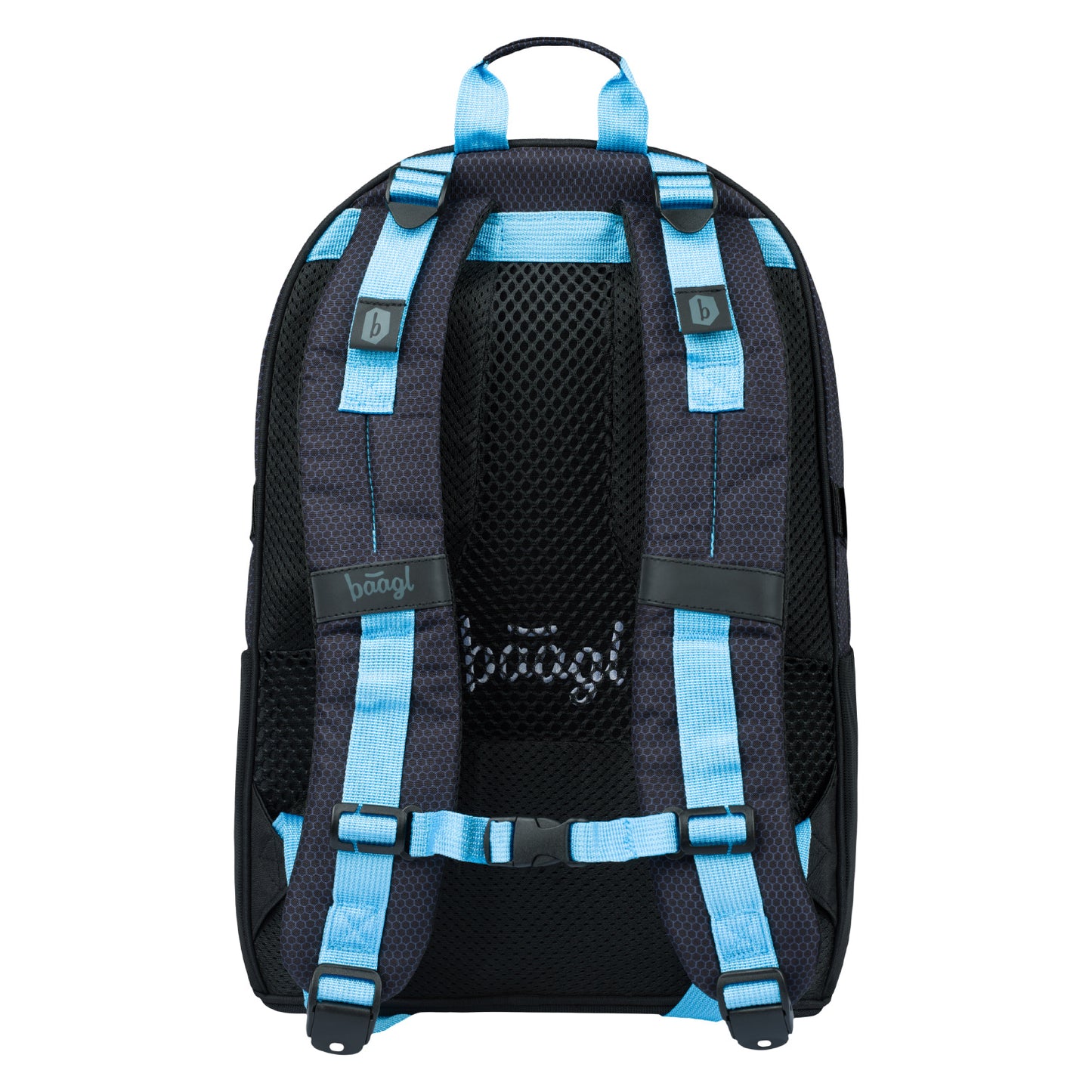 Skate Bluelight Schulrucksack-Set 5tlg.: Schulrucksack, Federmäppchen, Turnbeutel, Bauchtasche, Laptophülle