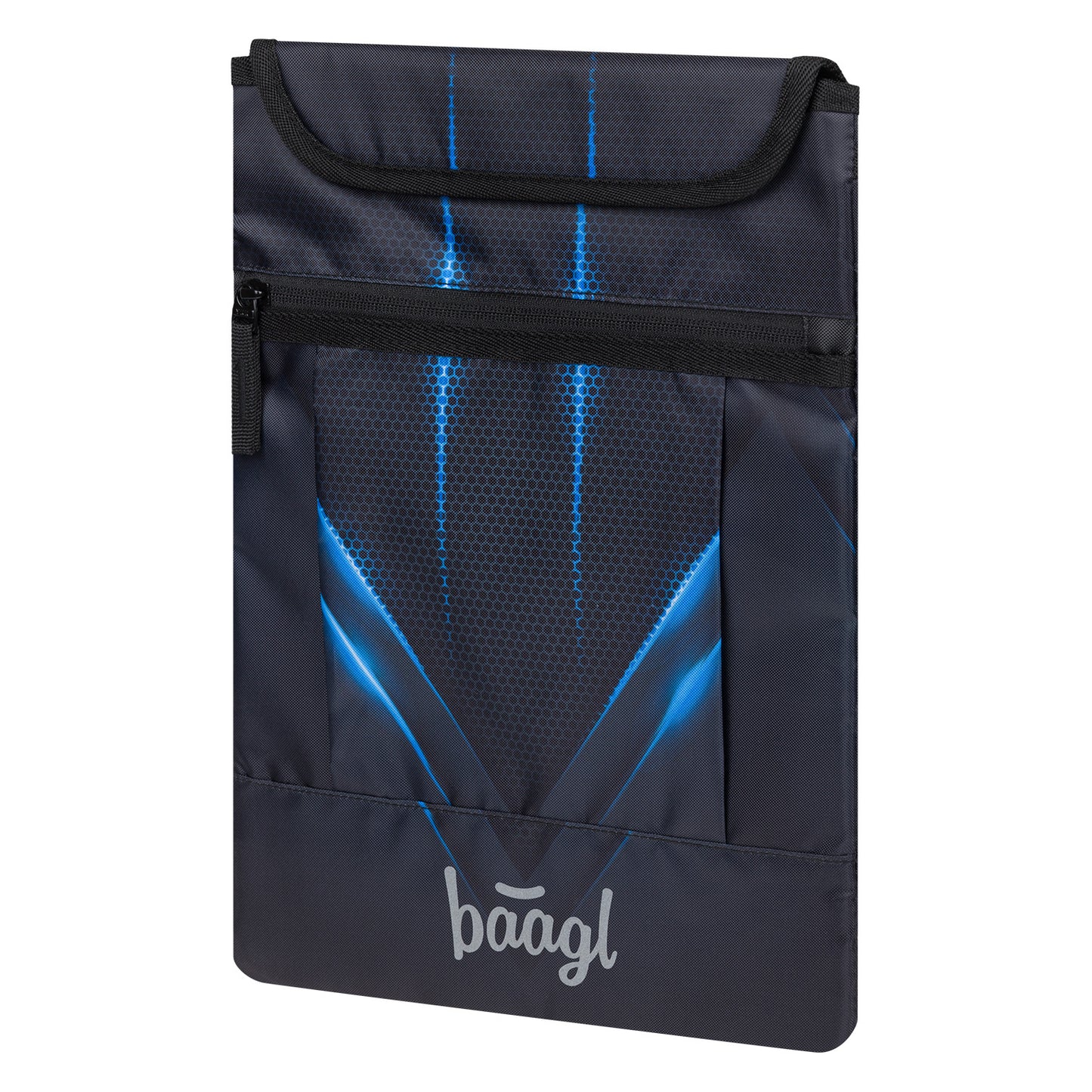 Skate Bluelight Schulrucksack-Set 5tlg.: Schulrucksack, Federmäppchen, Turnbeutel, Bauchtasche, Laptophülle