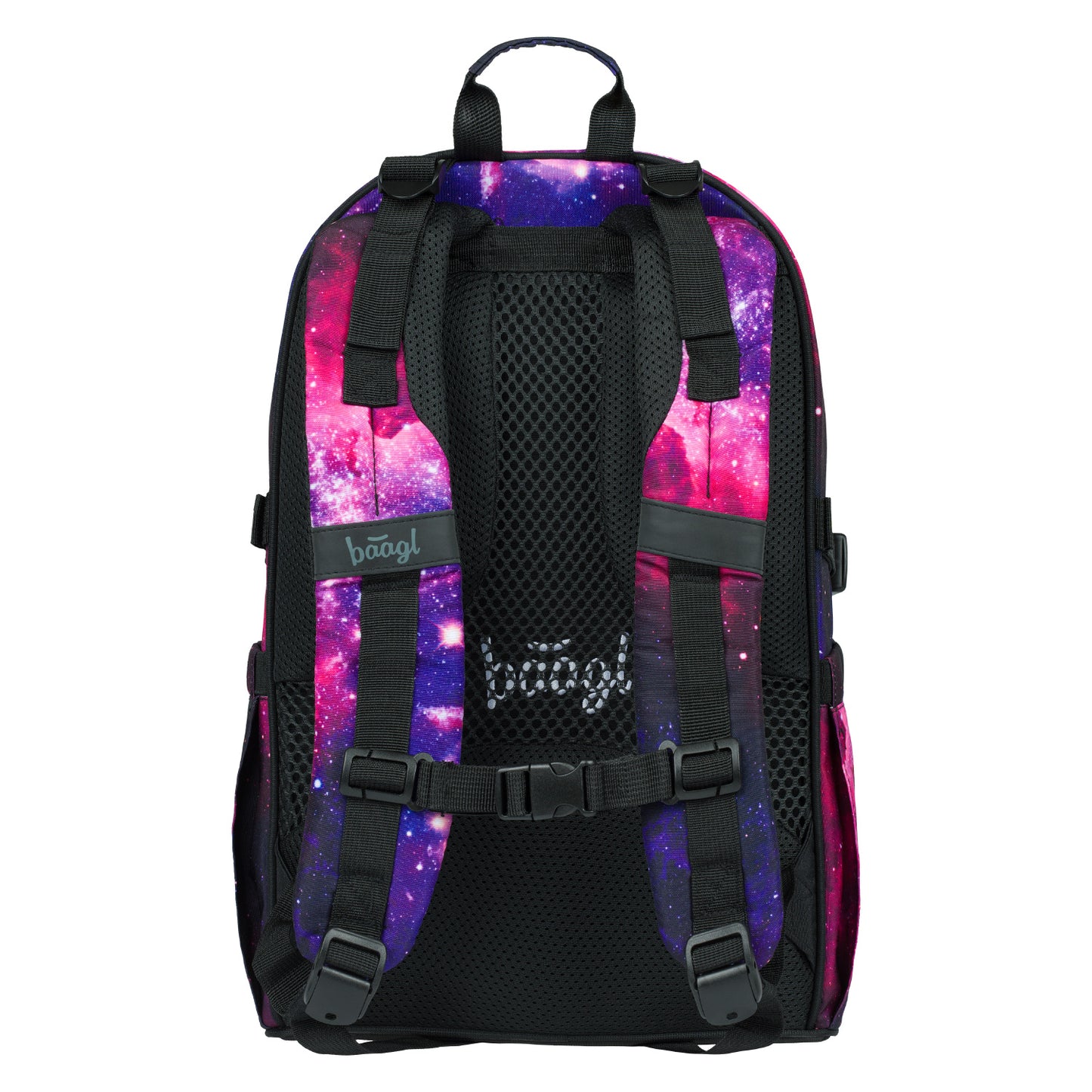 Skate Galaxy Schulrucksack-Set 5tlg.: Schulrucksack, Federmäppchen, Turnbeutel, Bauchtasche, Laptophülle