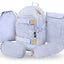 Skate Lilac Schulrucksack-Set 5tlg.: Schulrucksack, Federmäppchen, Turnbeutel, Bauchtasche, Laptophülle