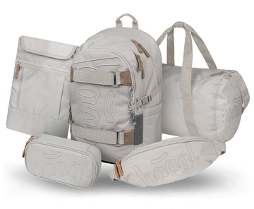 Skate Mist Schulrucksack-Set 5tlg.: Schulrucksack, Federmäppchen, Turnbeutel, Bauchtasche, Laptophülle