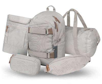 Skate Mist Schulrucksack-Set 5tlg.: Schulrucksack, Federmäppchen, Turnbeutel, Bauchtasche, Laptophülle