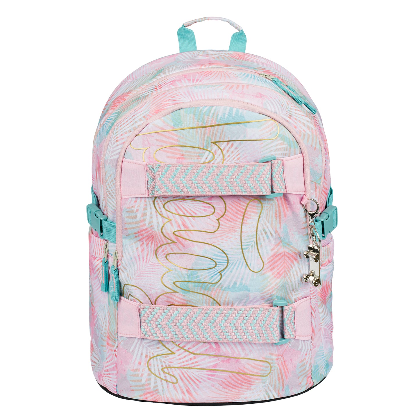 Skate Sunset Schulrucksack-Set 5tlg.: Schulrucksack, Federmäppchen, Turnbeutel, Bauchtasche, Laptophülle