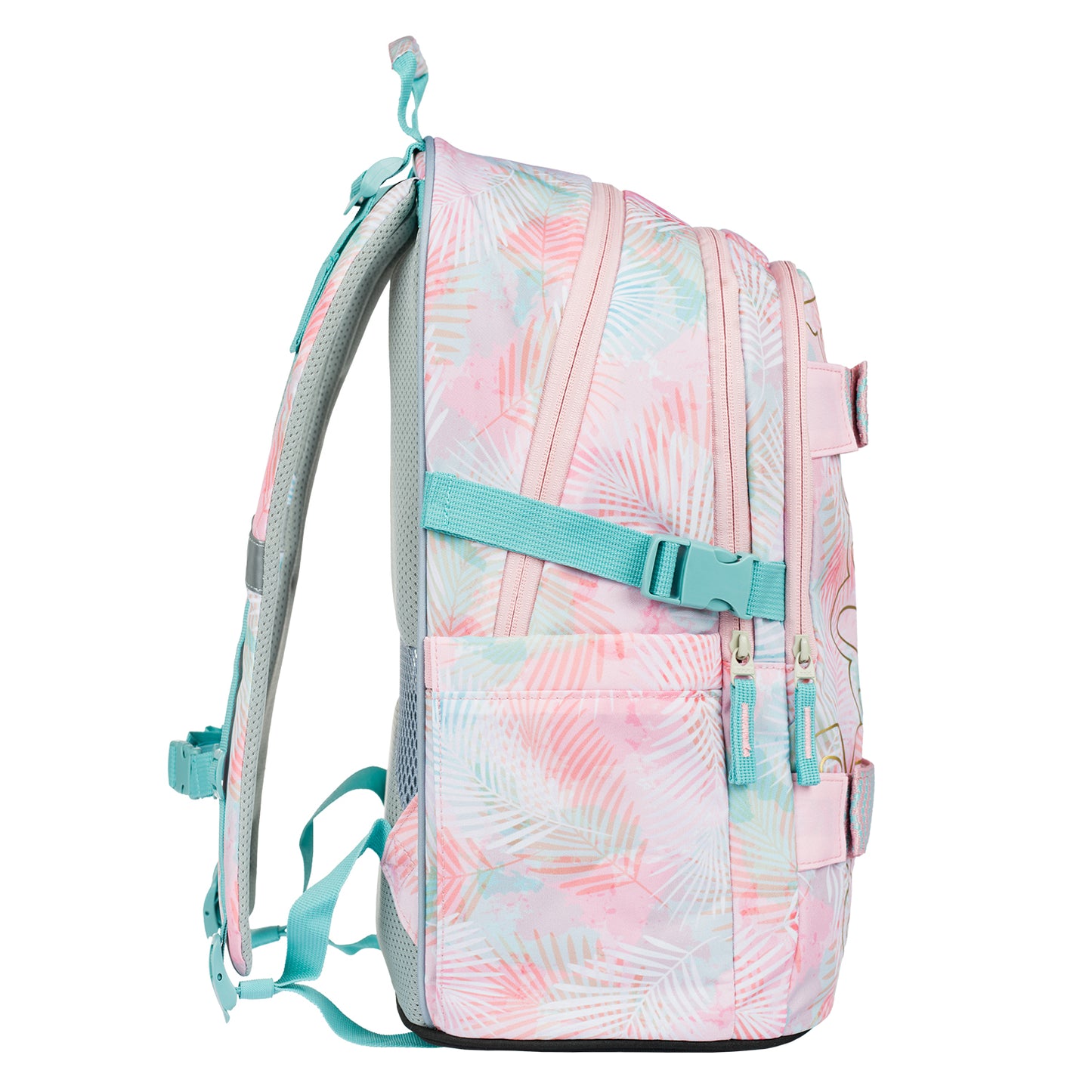 Skate Sunset Schulrucksack-Set 5tlg.: Schulrucksack, Federmäppchen, Turnbeutel, Bauchtasche, Laptophülle