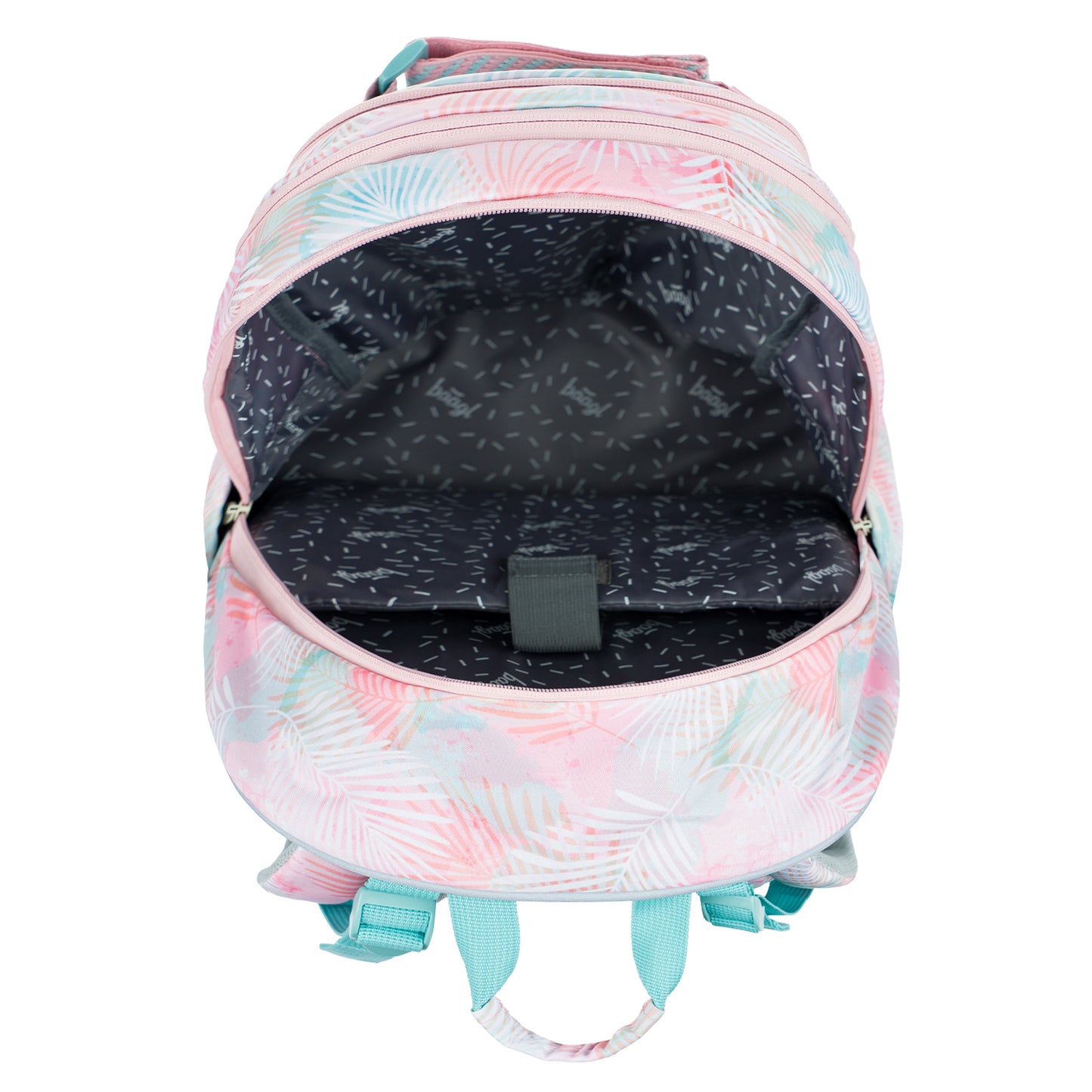 Skate Sunset Schulrucksack-Set 5tlg.: Schulrucksack, Federmäppchen, Turnbeutel, Bauchtasche, Laptophülle