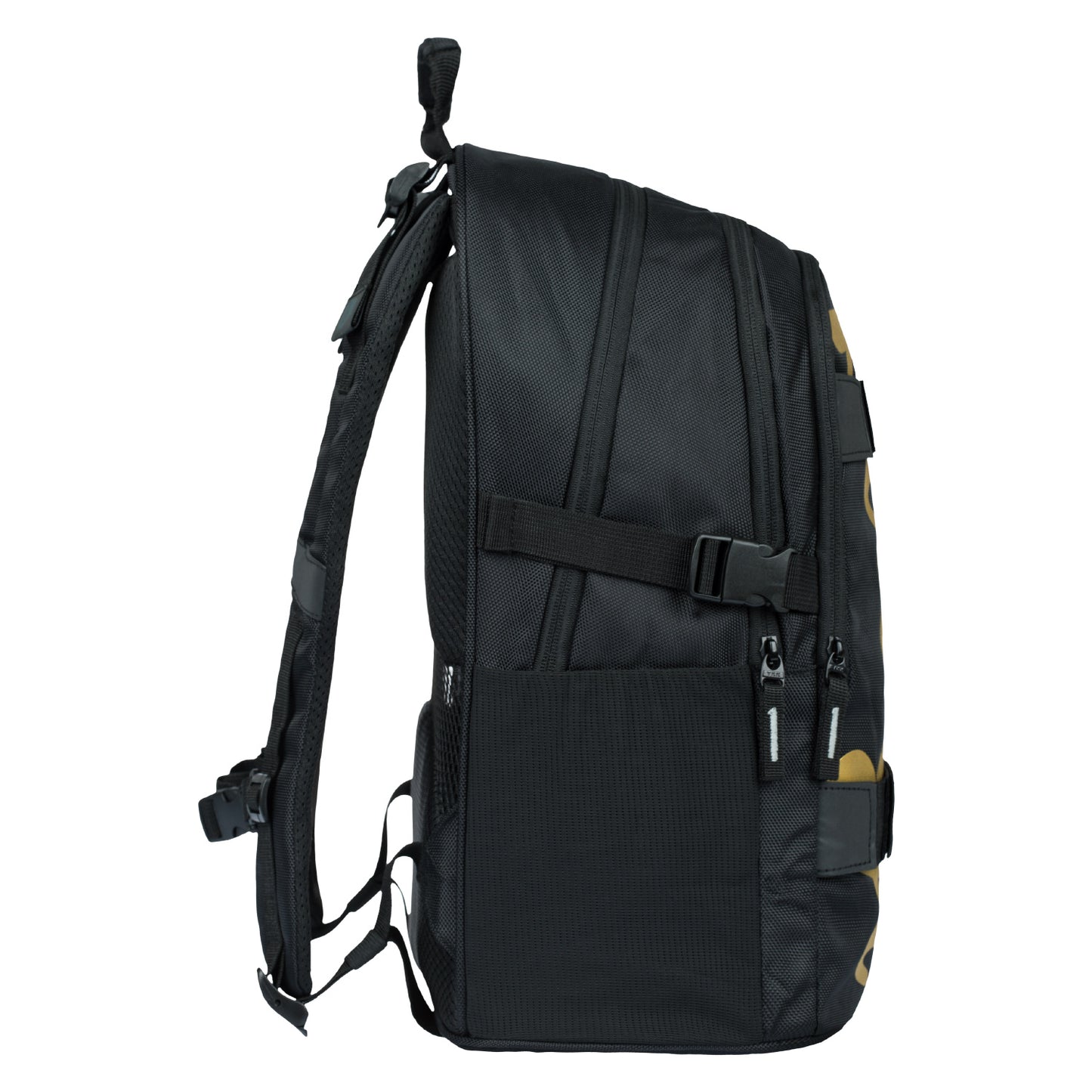 Skate Gold Schulrucksack-Set 5tlg.: Schulrucksack, Federmäppchen, Turnbeutel, Bauchtasche, Laptophülle