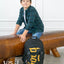Skate Gold Schulrucksack-Set 5tlg.: Schulrucksack, Federmäppchen, Turnbeutel, Bauchtasche, Laptophülle