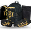 Skate Gold Schulrucksack-Set 5tlg.: Schulrucksack, Federmäppchen, Turnbeutel, Bauchtasche, Laptophülle