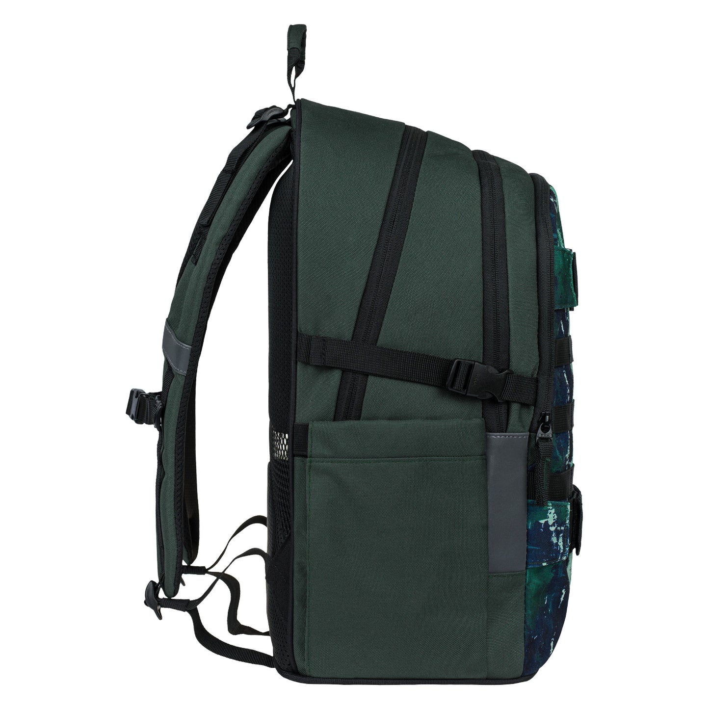 Skate Forest Schulrucksack-Set 5tlg.: Schulrucksack, Federmäppchen, Sporttasche, Bauchtasche, Laptophülle