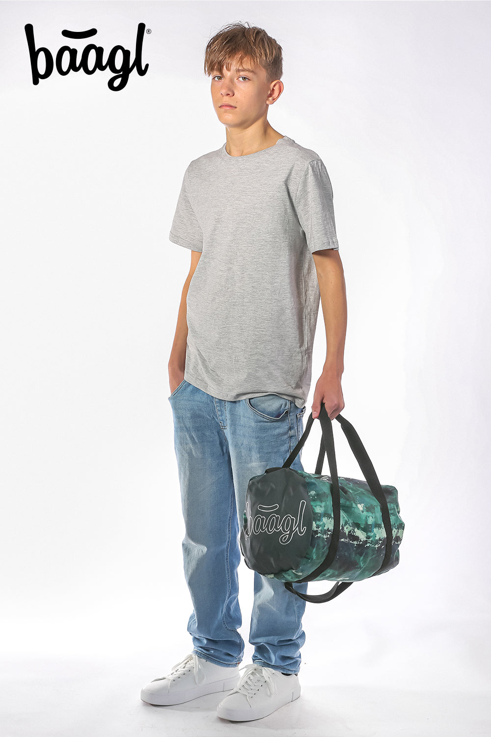 Skate Forest Schulrucksack-Set 5tlg.: Schulrucksack, Federmäppchen, Sporttasche, Bauchtasche, Laptophülle