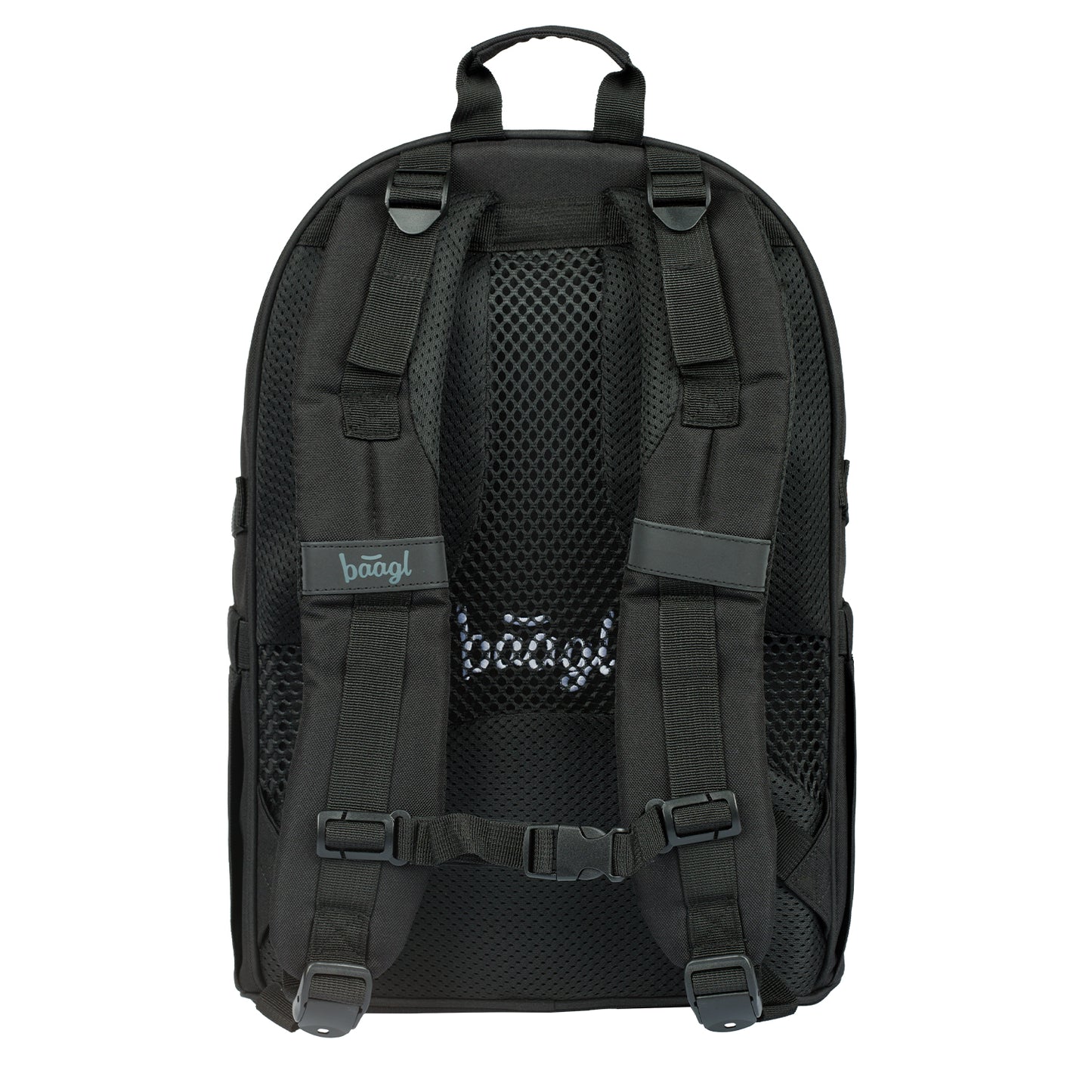 Skate Darkness Schulrucksack-Set 5tlg.: Schulrucksack, Federmäppchen, Turnbeutel, Bauchtasche, Laptophülle